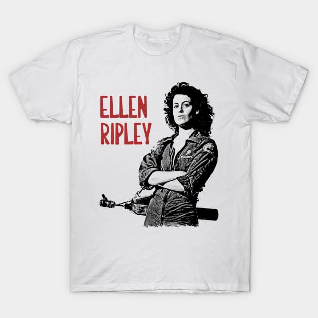 Ellen Ripley T-Shirt by Knockbackhaunt